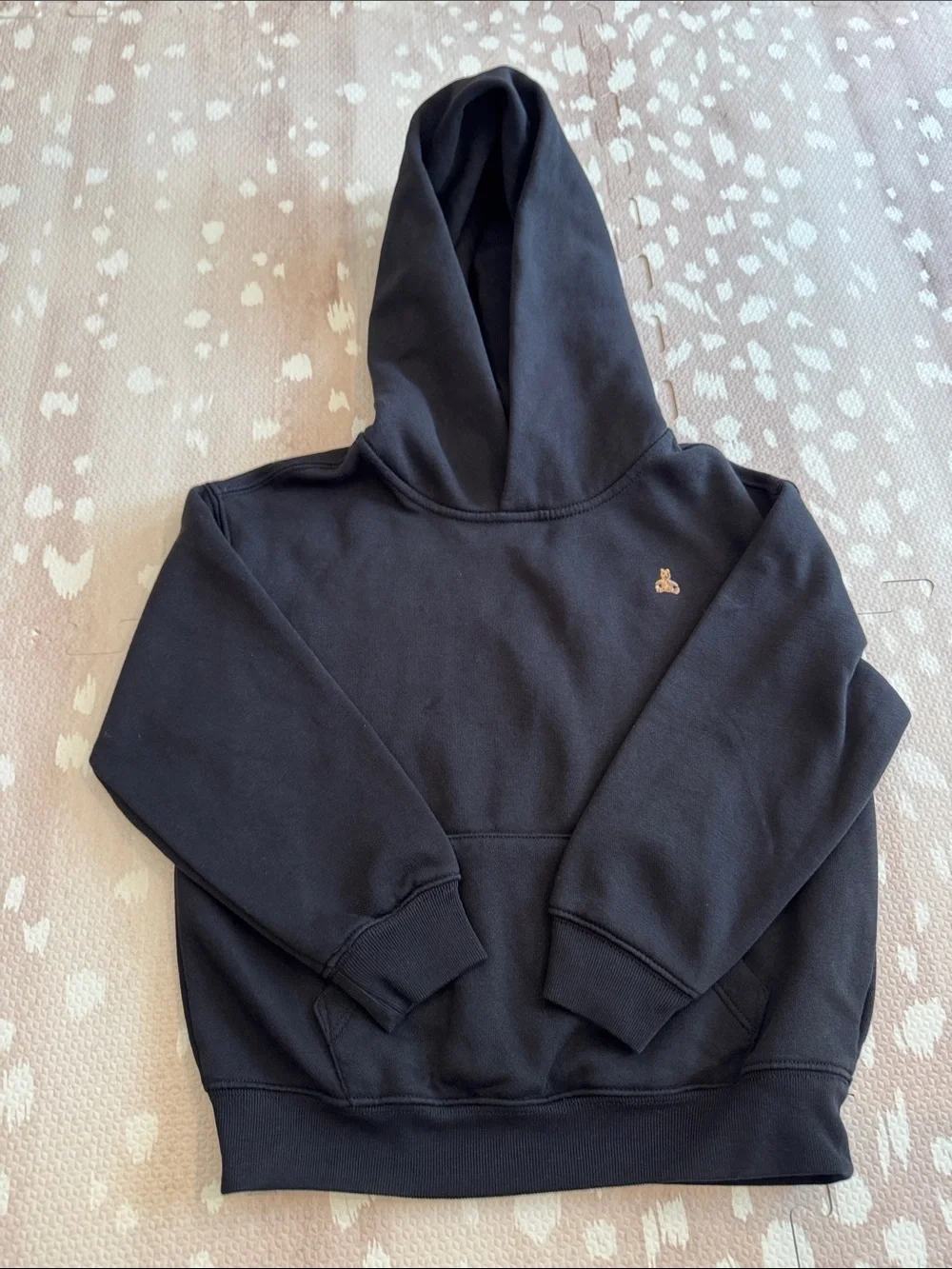 BabyGap Girls Black Brannan Bear Pullover Hoodie 5T